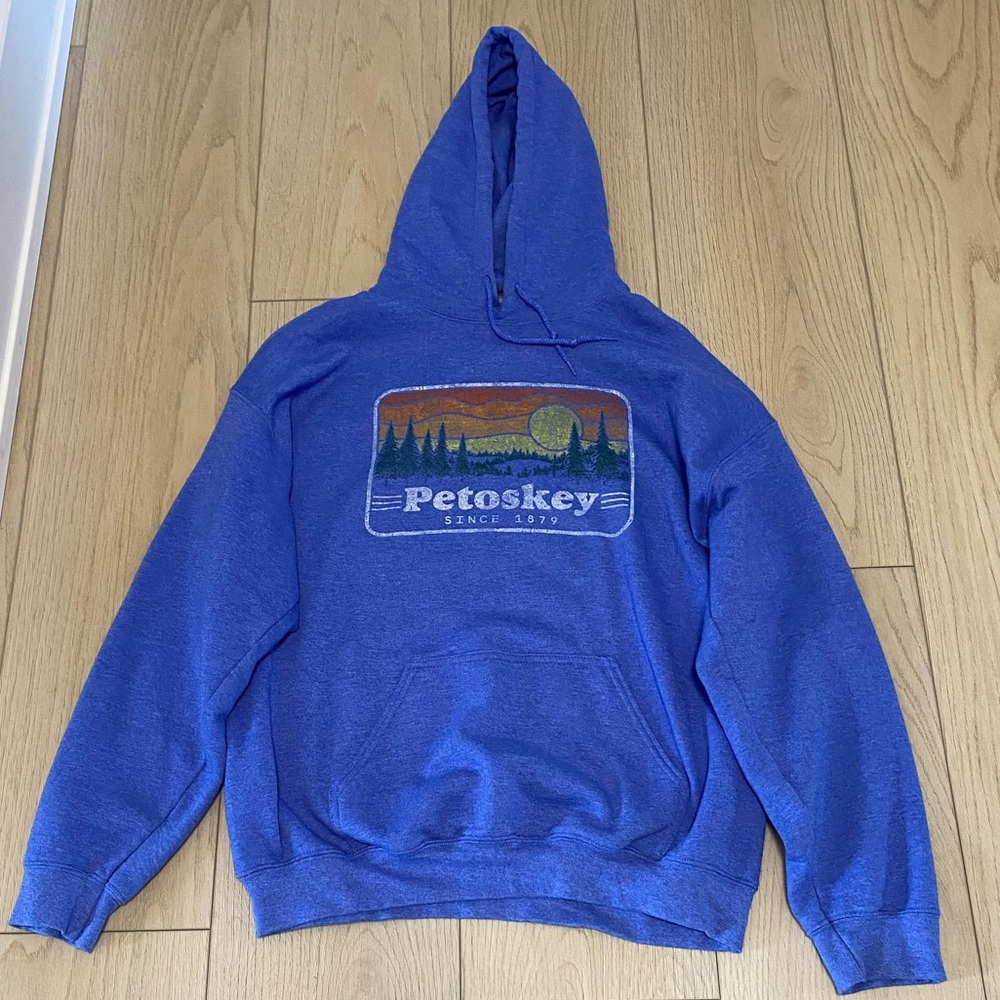 Gildan Blue Heavy Blend Pullover Hoodie